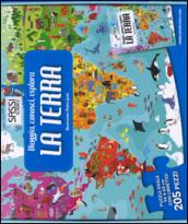 La terra. Viaggia, conosci, esplora. Libro puzzle. Ediz. illustrata. Con gadget