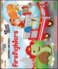 Firefighters. Assemble and build. Libro puzzle