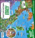 Italy. Travel, learn and explore. Libro puzzle