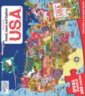 USA. Viaggia, conosci, esplora. Libro puzzle. Ediz. a colori. Con puzzle