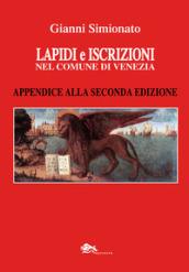 Lapidi e iscrizioni nel comune di Venezia. Appendice alla seconda edizioni