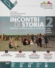 Incontri di storia. Donne, uomini, eventi, culture. Con ebook. Con espansione online. Con DVD-ROM. Vol. 2