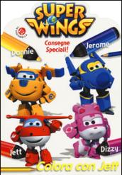 Consegne speciali! Colora con Jett. Super Wings