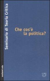 Che cos'è la politica?