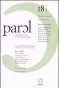 Parol. Quaderni d'arte e di epistemologia (2005-2006). 18.
