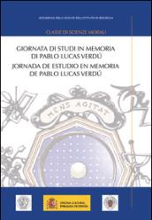 Giornata di studi in memoria di Pablo Lucas Verdù-Jornada de estudio en memoria de Pablo Lucas Verdù