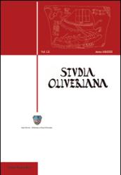 Studia Oliveriana. Quarta serie: 1