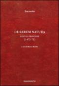 De rerum natura. Editio princeps (1472-73)