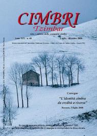 Cimbri-Tzimbar. Vita e culture delle comunità cimbre. Vol. 40