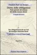 Diritto delle obbligazioni. Parte speciale del sistema del diritto romano attuale. 2.