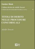 Titoli di debito nelle procedure concorsuali