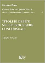 Titoli di debito nelle procedure concorsuali