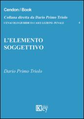 L'elemento soggettivo