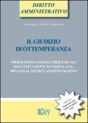 Il giudizio di ottemperanza. Profili sostanziali e processuali dell'esecuzione avverso la p.a. dinanzi al giudice amministrativo