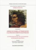 Nuova edizione commentata delle opere di Dante. 7/4: Opere di dubbia attribuzione e altri documenti danteschi: Le vite di Dante dal XIV al VXI secolo. Iconografia dantesca