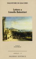 Lettere a Lionello Balestrieri