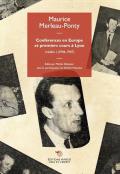 Conferences en Europe et premiers cours a Lyon. Vol. 1: 1946-1947.