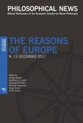 Philosophical news (2017). Vol. 15: reason of Europe, The.