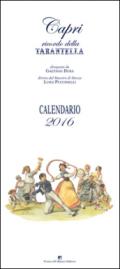 Capri ricordo della tarantella. Calendario 2016
