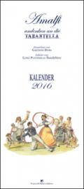 Amalfi andenken an die Tarantella. Kalendar 2016