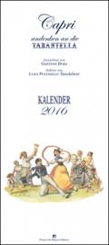 Capri andenken an die tarantella. kalendar 2016