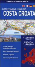 Costa croata 1:200.000. Croazia 1:800.000