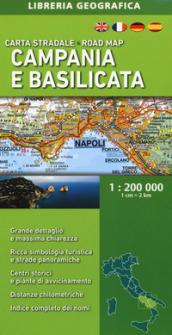 CAMPANIA E BASILICATA CARTA STRADALE 2018