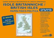 British Isles. Carta murale