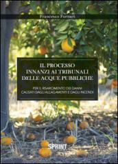 Il processo innanzi ai tribunali delle acque pubbliche per il risarcimento dei danni causati dagli allagamenti e dagli incendi