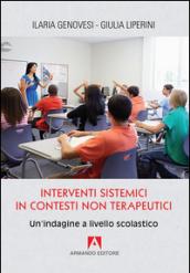 Interventi sistemici in contesti non terapeutici. Un'indagine a livello scolastico: Scaffale aperto