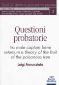 Questioni probatorie. Tra male captum bene retentum e theory of the fruit of the poisonous tree