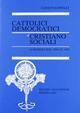 Cattolici democratici cristiano sociali a Modena dal 1898 al 1918