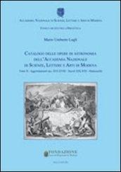 Catalogo delle opere di astronomia dell'Accademia Nazionale di Scienze Lettere e Arti di Modena: 2