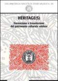 Héritage(s). Formazione e trasmissione del patrimonio culturale valdese
