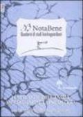 Notabene. Quaderni di studi kierkegaardiani. 5.Le malattie dell'anima. Kierkegaard e la psicologia