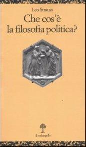 Che cos'è la filosofia politica?