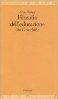 Filosofia dell'educazione (im Grundiss)