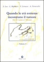 Quando le età estreme incontrano il tumore. Età maggiore 1 anno e minore 80 anni