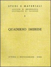 Quaderno Imerese. 1.