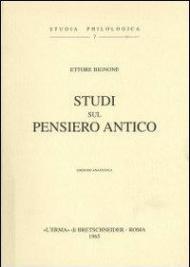Studi sul pensiero antico (1938)