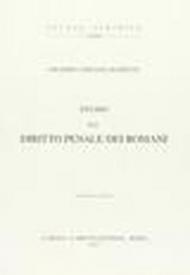 Studio sul diritto penale dei romani (rist. anast. 1883)