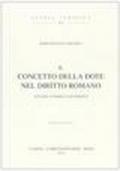 Il concetto della dote nel diritto romano (rist. anast. 1889)