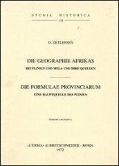 Die Geographie Afrikas bei Plinius und Mela und ihre Quellen (1908)