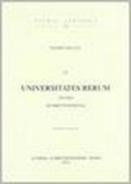 Le universitates rerum. Studio di diritto romano (rist. anast. 1894)