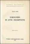 Foreigners in attic inscriptions (1947)