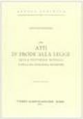 Gli atti in frode alla legge nella dottrina romana e nella sua evoluzione posteriore (1911)