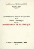 Les procédés de la peinture des caractères et la vérité historique dans les biographies de Plutarque (rist. anast. 1933)