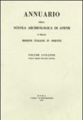 Annuario della Scuola archeologica di Atene e delle Missioni italiane in Oriente. Vol. 57-58