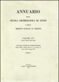 Annuario della Scuola archeologica di Atene e delle Missioni italiane in Oriente. 63.