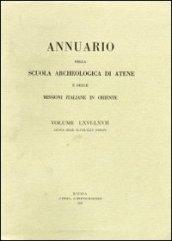 Annuario della Scuola archeologica di Atene e delle Missioni italiane in Oriente. Vol. 52-53